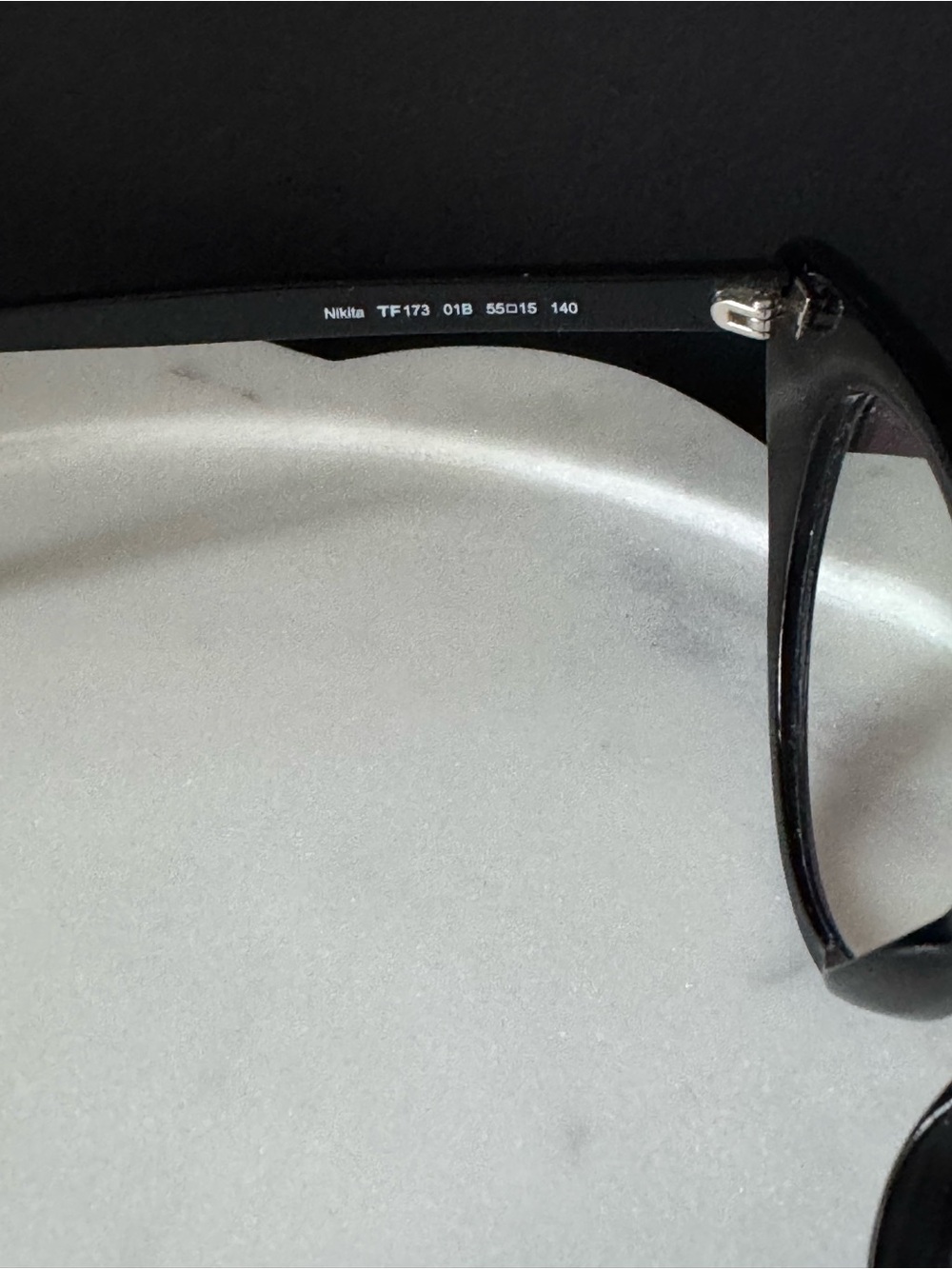 Vintage Tom Ford Black Nikita TF173 Cat-Eye Glasses - Picture 2 of 3